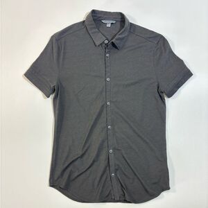 John Varvatos Charcoal Button Down Shirt